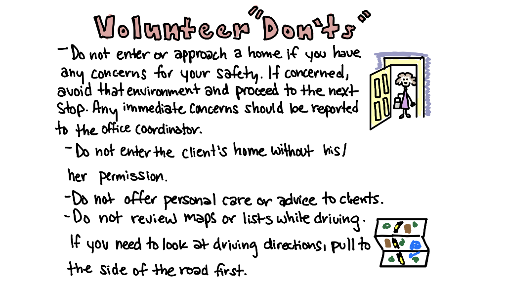 Volunteer Dont's